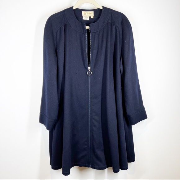Vintage Gucci Wool Cashmere Coat - Picture 1 of 9